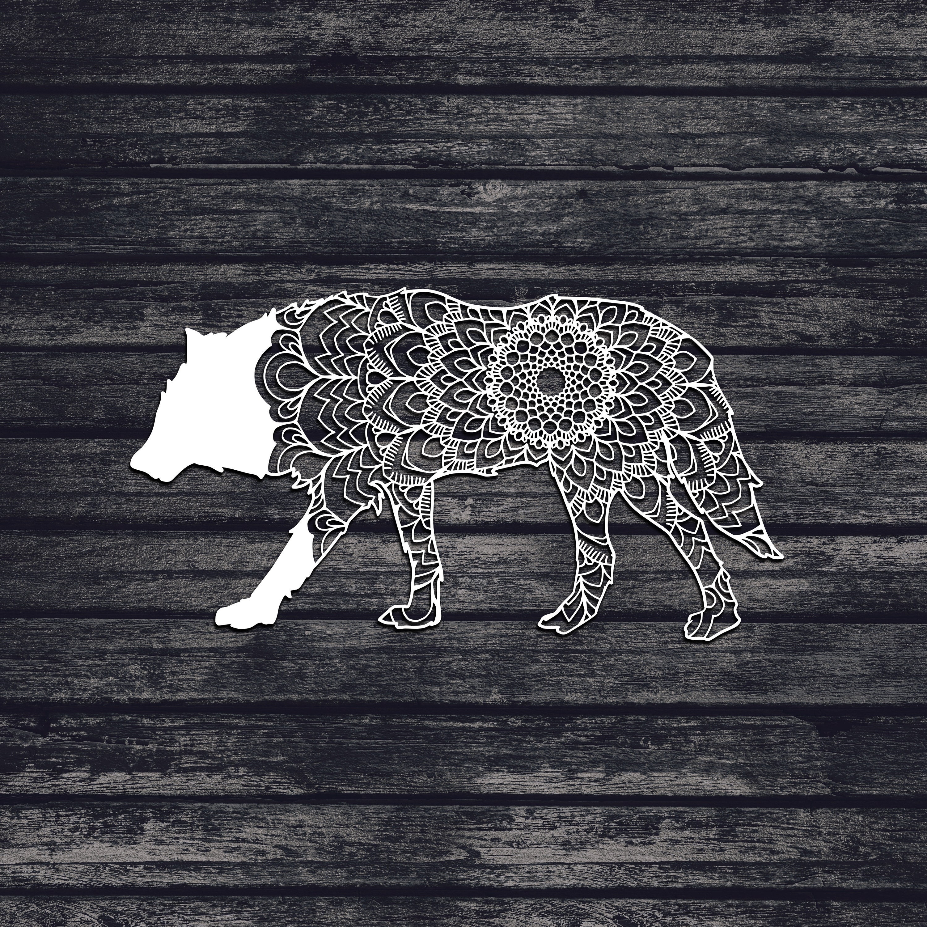 Free Free Layered Wolf Mandala Svg 735 SVG PNG EPS DXF File