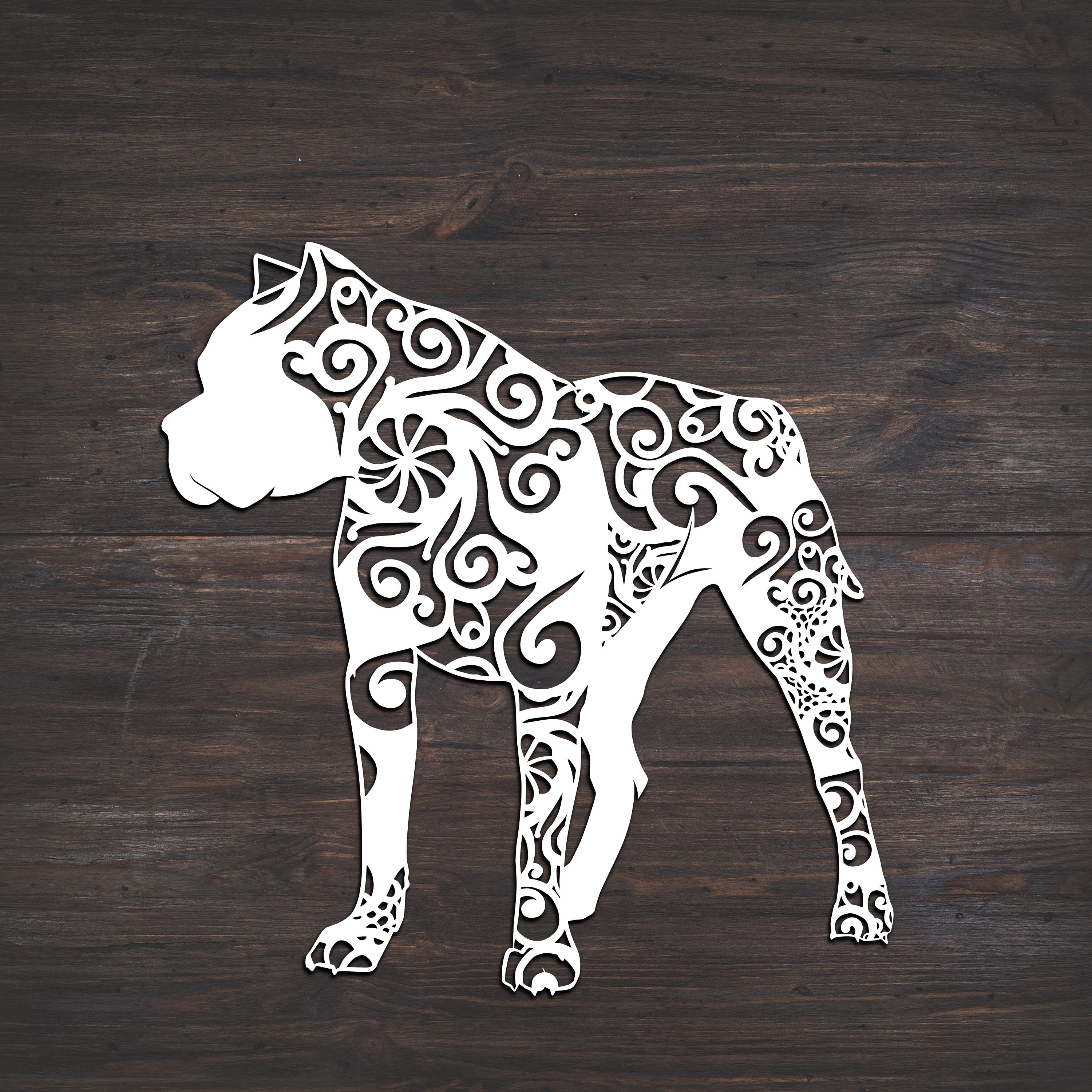 Download Pit Bull Svg Dog Svg Mandala Svg Intricate Weeding Recommended For Vinyl Projects 10 Inches