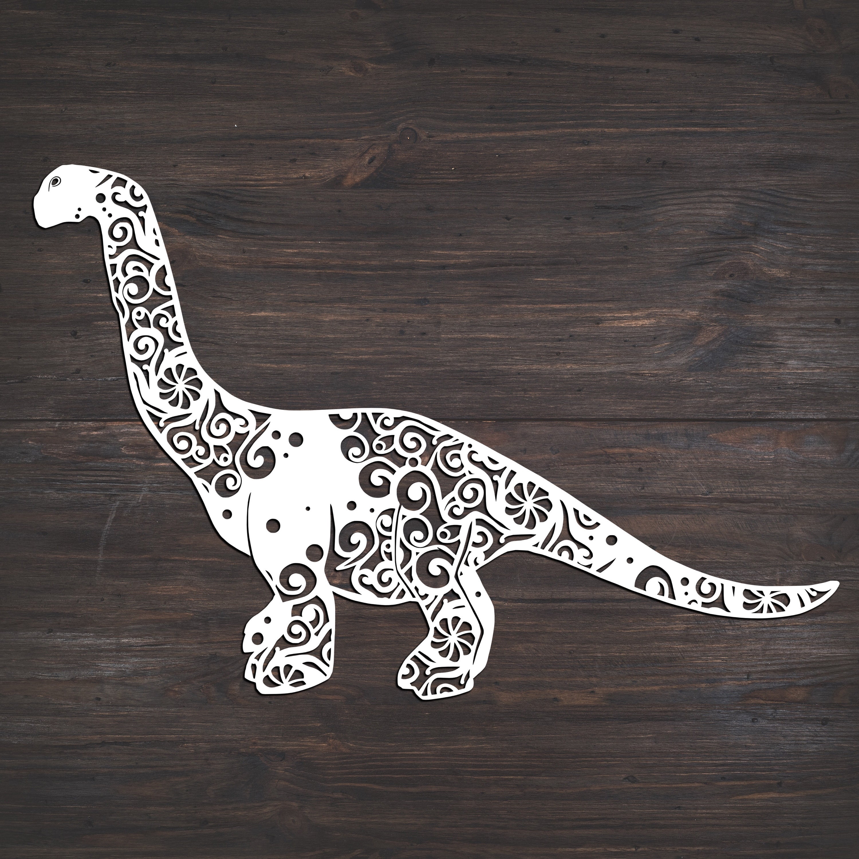 Download Long Neck Dinosaur Svg, Dinosaur Svg, Mandala Svg ...