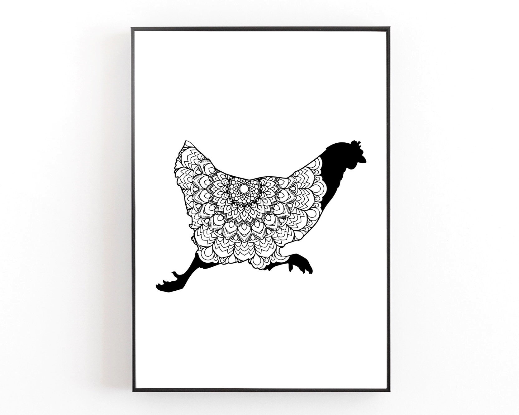 Download Chicken Svg, Mandala Svg
