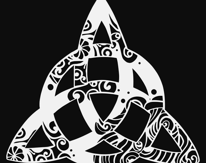 celtic knot mandala svg cut file, glowforge file, vinyl template, laser cut file, lifestyle svg, cuttable laser svg, clipart png