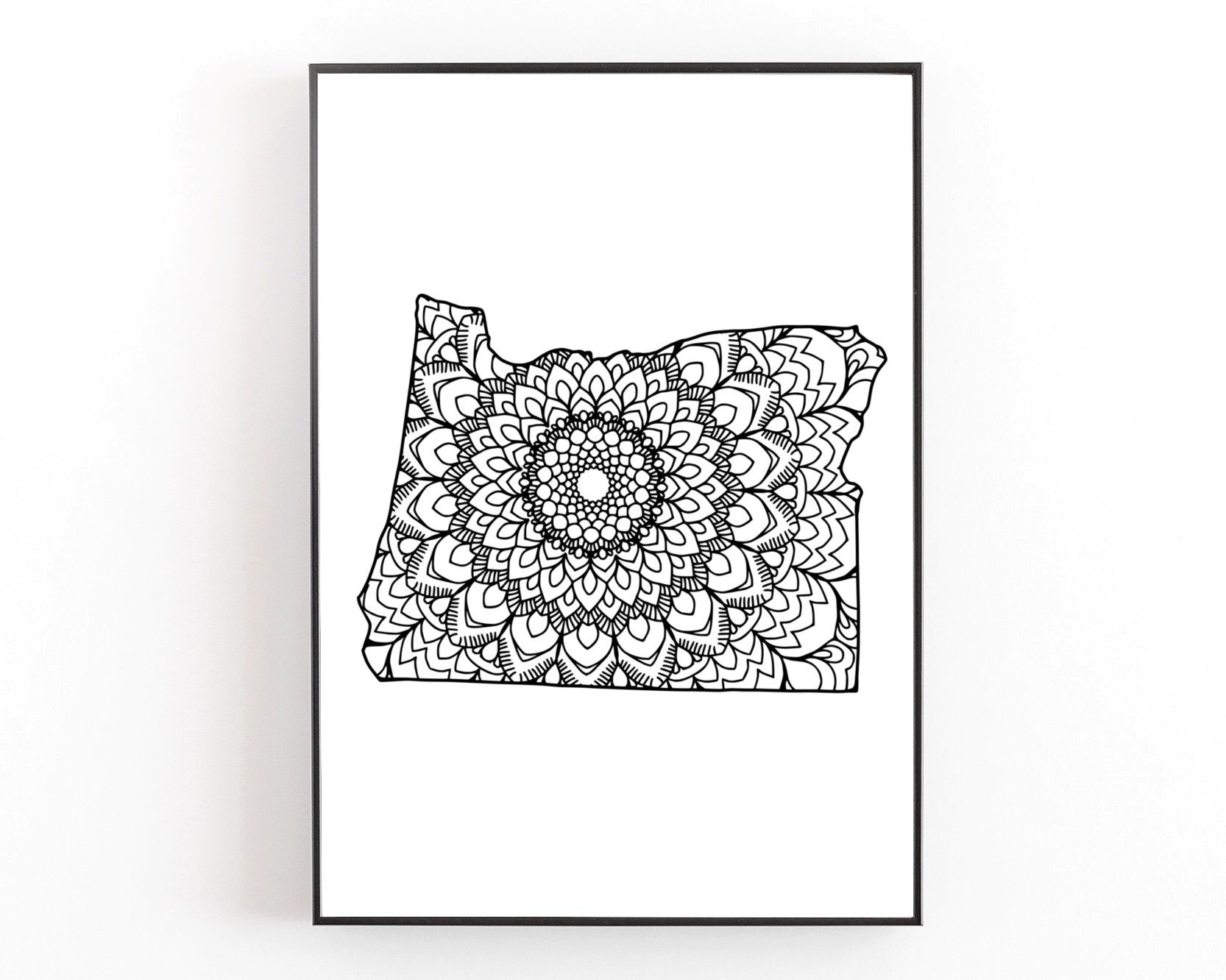 Download Oregon State Svg, Mandala Svg