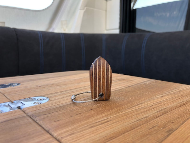 Runabout Teak Keychain Boat Gift Classic Boat Style Natural Etsy