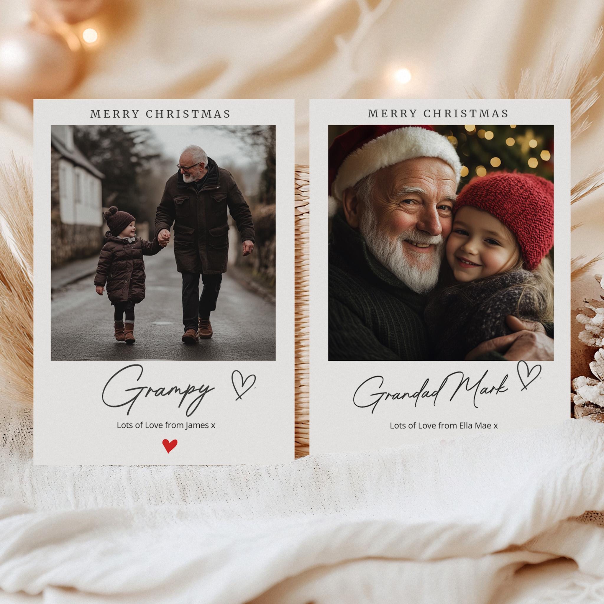 Personalsed Parents Chrstmas Card , Merry Chrstmas Mummy Daddy Mum - View #5