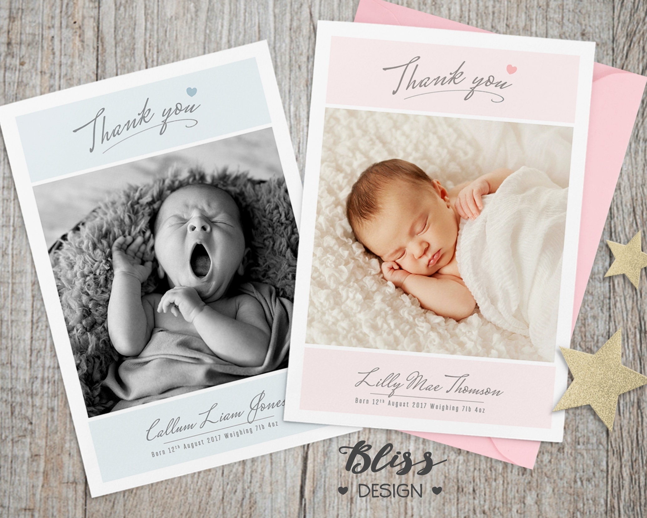 Greeting Cards Thank you card personalized cards greeting card Blank