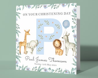Personalised Christening / Baptism / Naming Day Invitation With Photo - Little Boo Designs (R1)