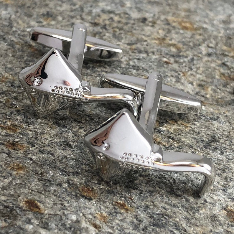 Stingray Cufflinks Nautical Bat Ray Gifts for Divers Snorkeling Gifts for Him