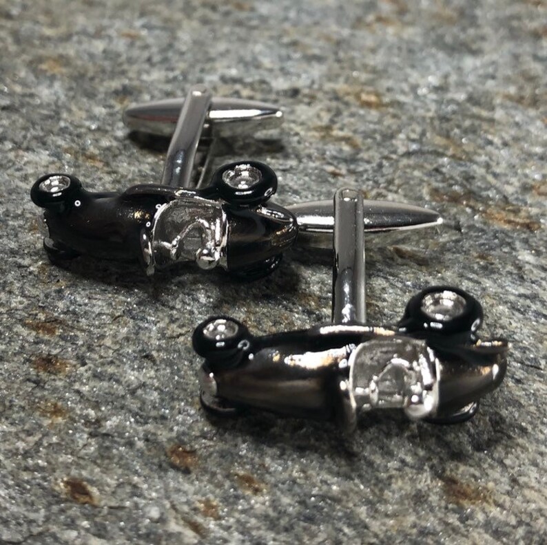 Racecar Cufflinks Race Car Auto Racing F1 Formula 1 Racing Gift Gifts for Him NASCAR