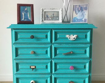 Shabby chic dresser side table cabinet country style nostalgia vintage