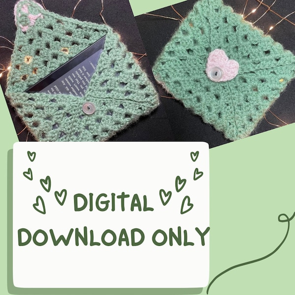 Love Letter Kindle Sleeve Crochet Pattern| Crochet PDF| Crochet Pattern