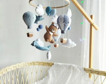 Safari baby mobile/nursery mobile / africa animals, mobile for nursery, nursery mobile safari, gender neutral baby mobile, baby shower gift