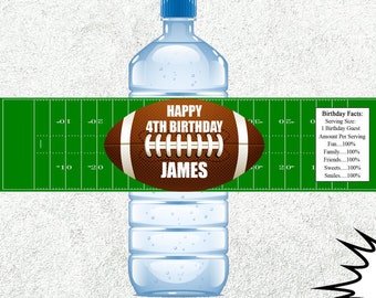 Football Labels Etsy