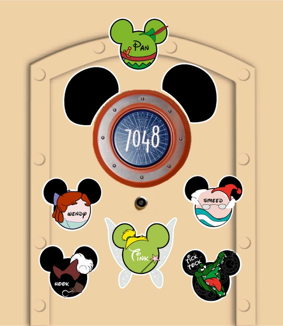 Disney Cruise Custom Magnets Peter Pan For Cruise Door Real Etsy