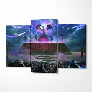 Nicol Bolas print, Dragon God, Magic canvas, MtG canvas, Dragon wall art, Magic the Gathering, Fantasy art, Nicol Bolas art, MtG wall decor