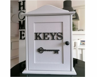 Key Box Holder Wooden Key Box Box Storage Cabinet Key Organizer Key Holder Wooden Handmade Key