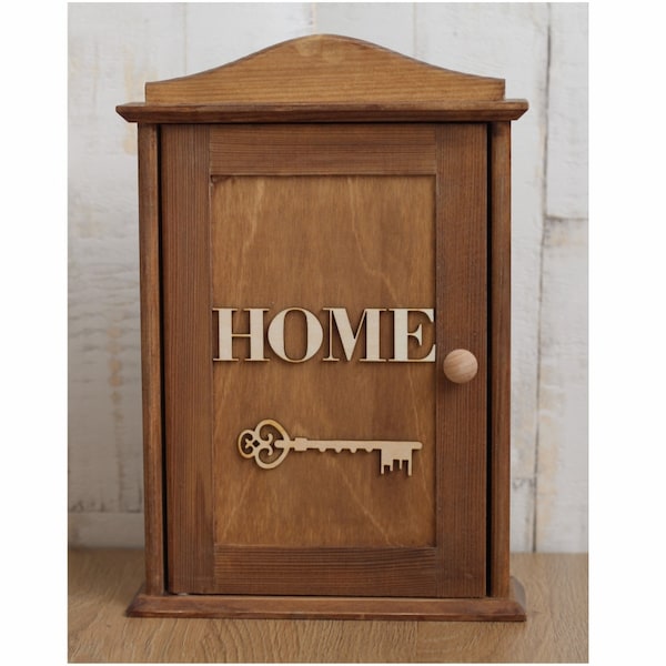 Key Box Holder Wooden Key Box Box Storage Cabinet Key Organizer Key Holder Wooden Handmade Key