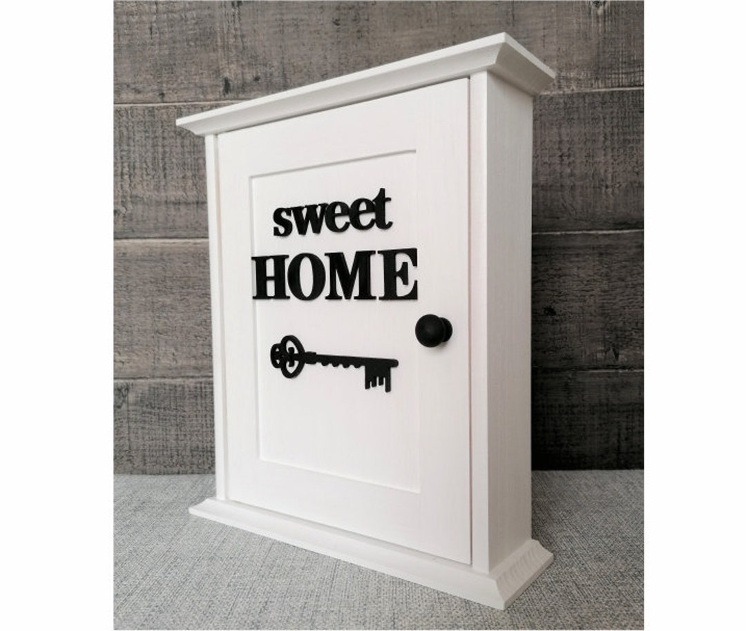 Key Box Holder Wooden Key Box Box Storage Key Organizer Key Holder Wooden Handmade Key