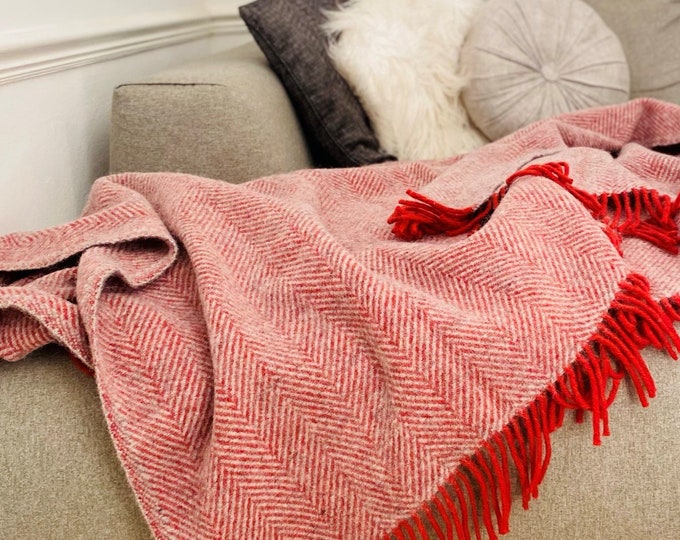 Beautiful Pure Wool Blankets Throws and by TrudieOliverTextiles