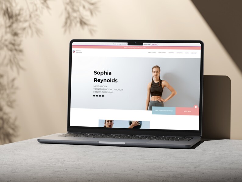 Premium Personal Trainer Website Template Wix Personal Trainer Template