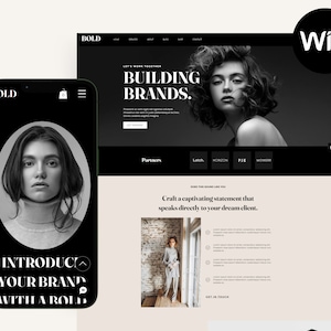 Wix Website Template for Social Media Manager | Agency Small Businesses | Creative Wix Templates | Service | Creative Theme for Wix | Wix