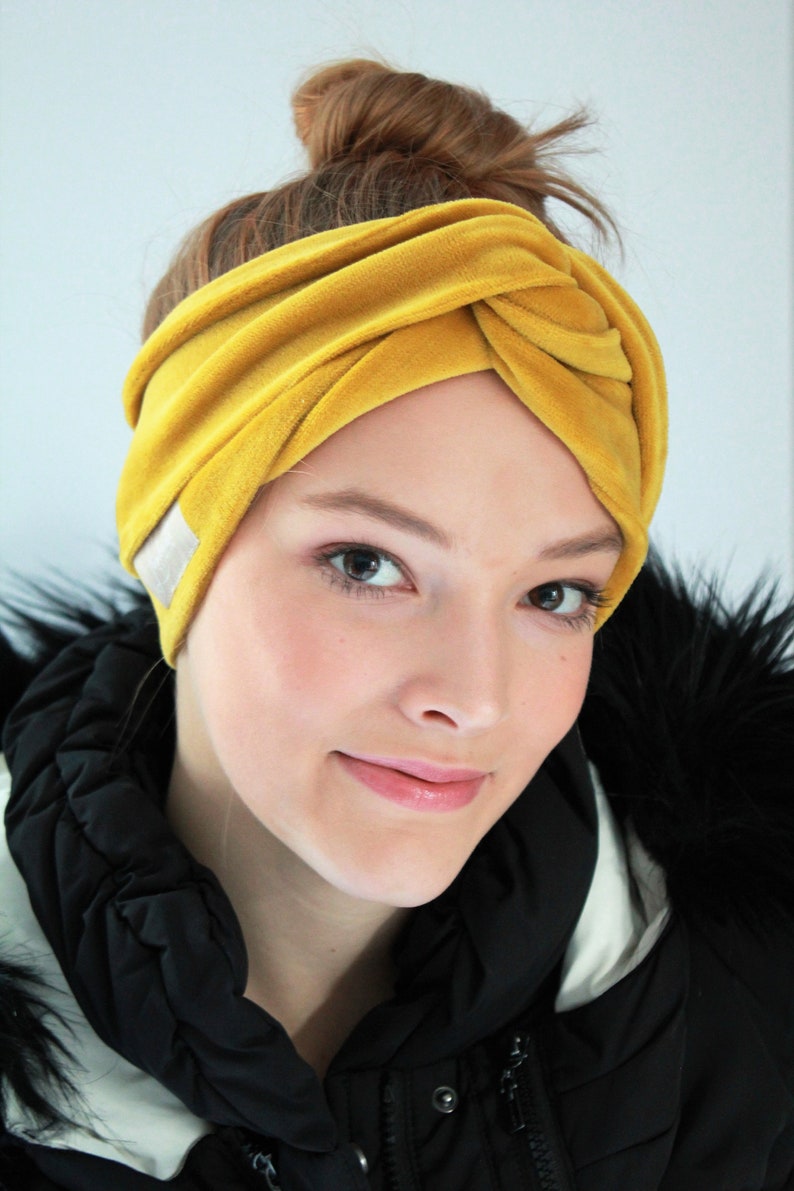 Stirnband Turbanhaarband Knotenhaarband Yoga Accessoire Haarbandfrisur Festival Turban Lovely aus Baumwollnicky Bild 2