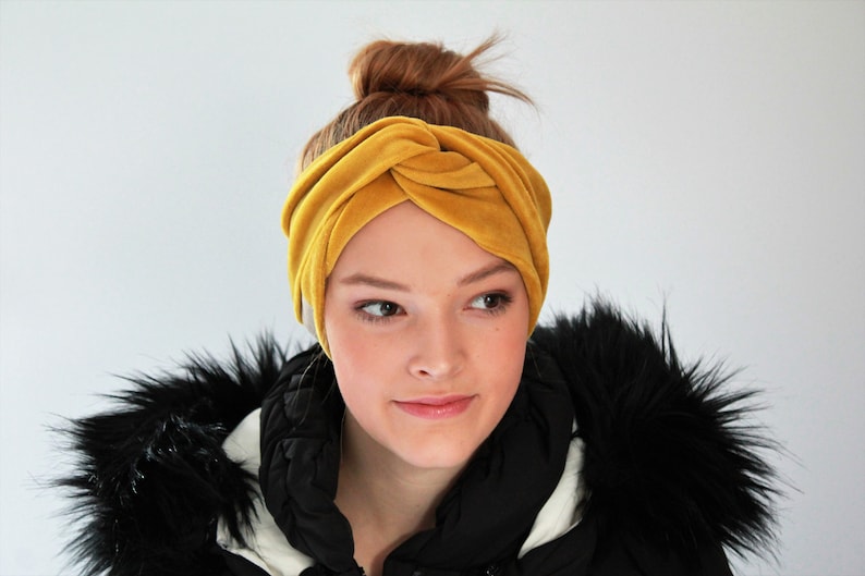 Stirnband Turbanhaarband Knotenhaarband Yoga Accessoire Haarbandfrisur Festival Turban Lovely aus Baumwollnicky Bild 1