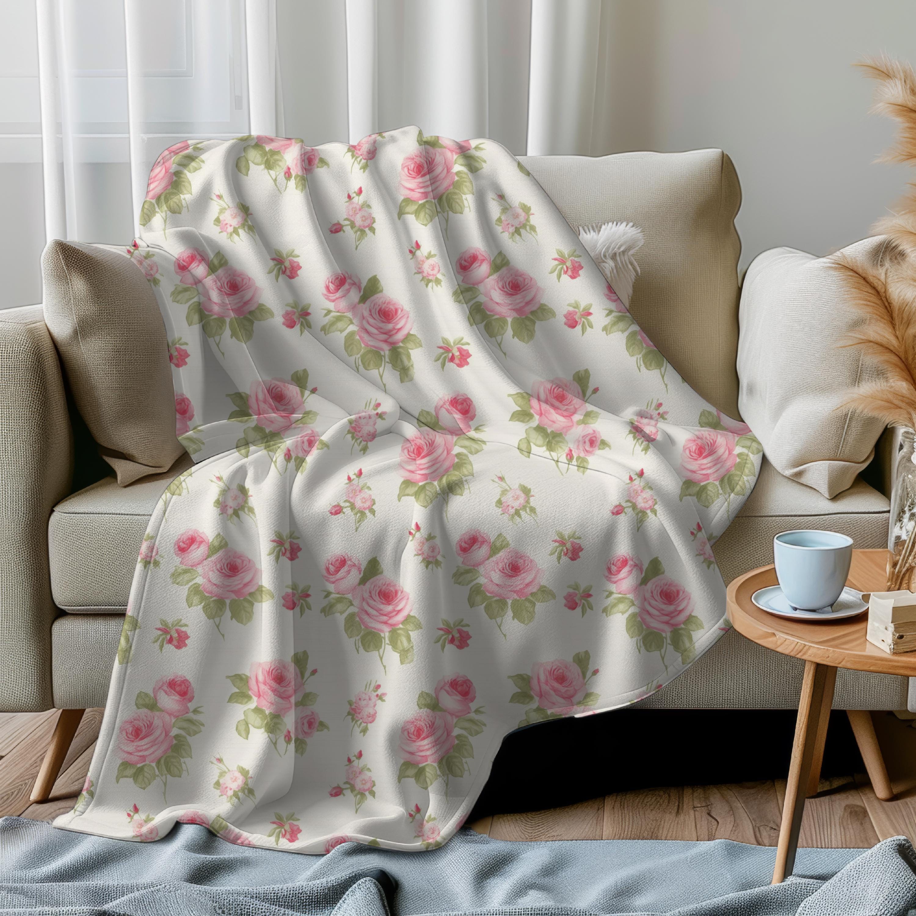 Laura Ashley Throw Blanket - Etsy