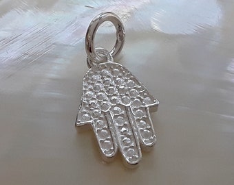"Hamsa Hand Pendant"-925/ -Silver