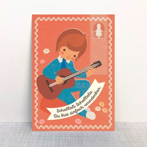 Ansichtkaart Serenata // Ecoverf van gerecycled papier