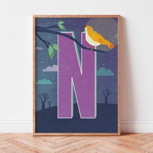 N Poster A3 // Recyclingpapier