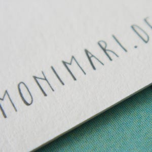Postal de mimosa // Papel reciclado, tinta ecológica // Neutral en carbono imagen 3