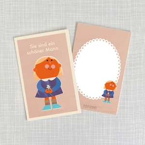 Minicard / Sei un bell'uomo / cartoncino spesso
