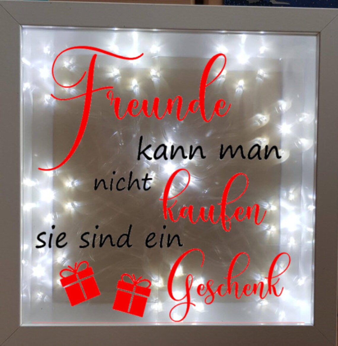 Plotterdatei Freunde sind ein Geschenk SVG DXF Etsy