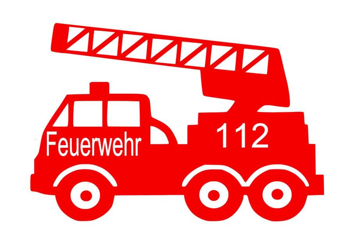 Plotterdatei Feuerwehr SVG DXF - Etsy.de