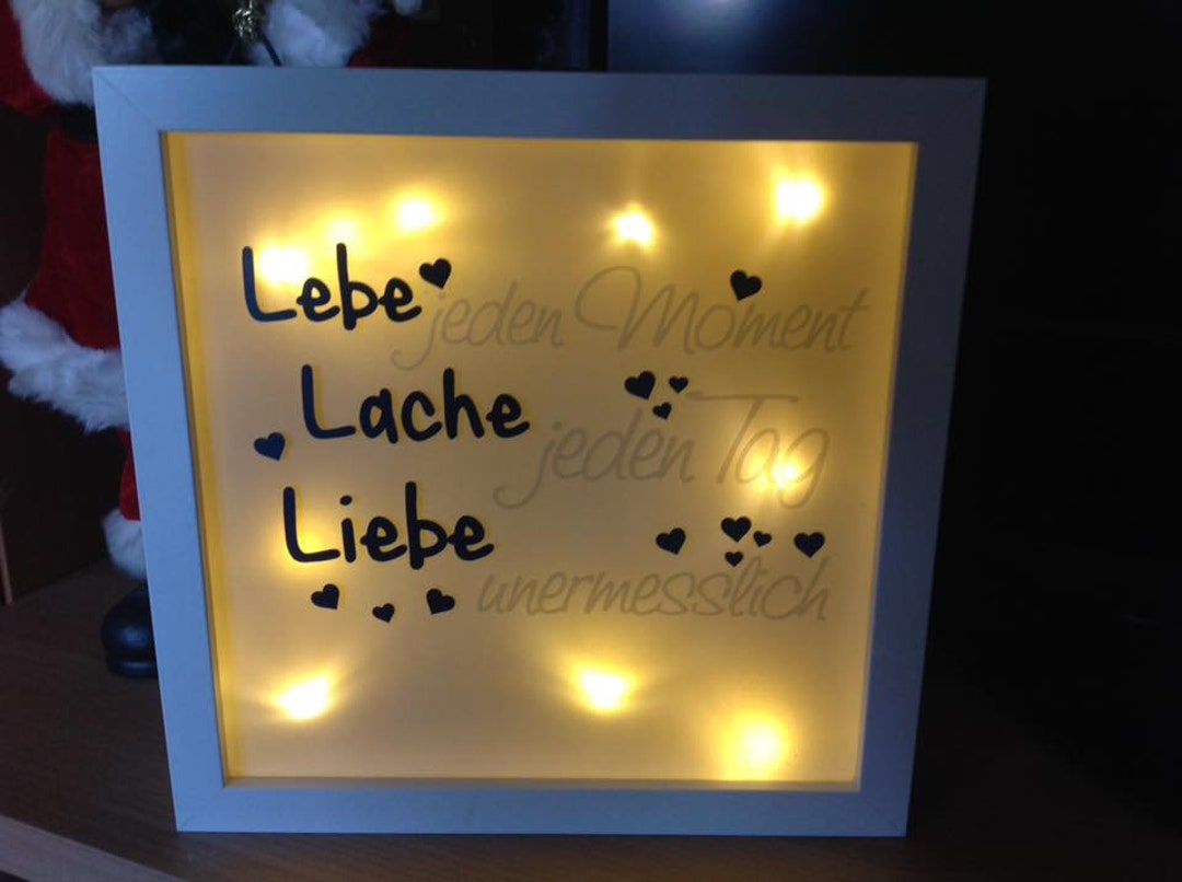 Plotterdatei Lebe lache liebe Etsy.de