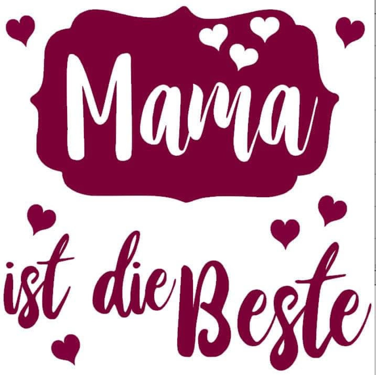 Plotterdatei Beste Mama... SVG DXF Etsy
