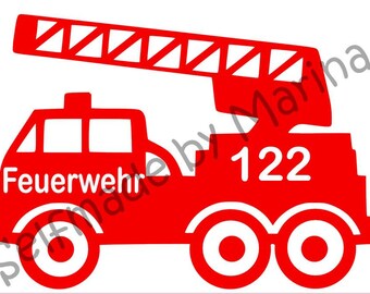 Plotterdatei "Feuerwehr Österreich" SVG, DXF