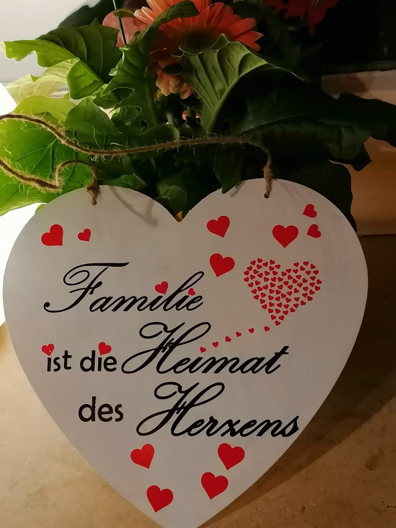 Plotterdatei Familie ist die Heimat des Herzens Etsy.de