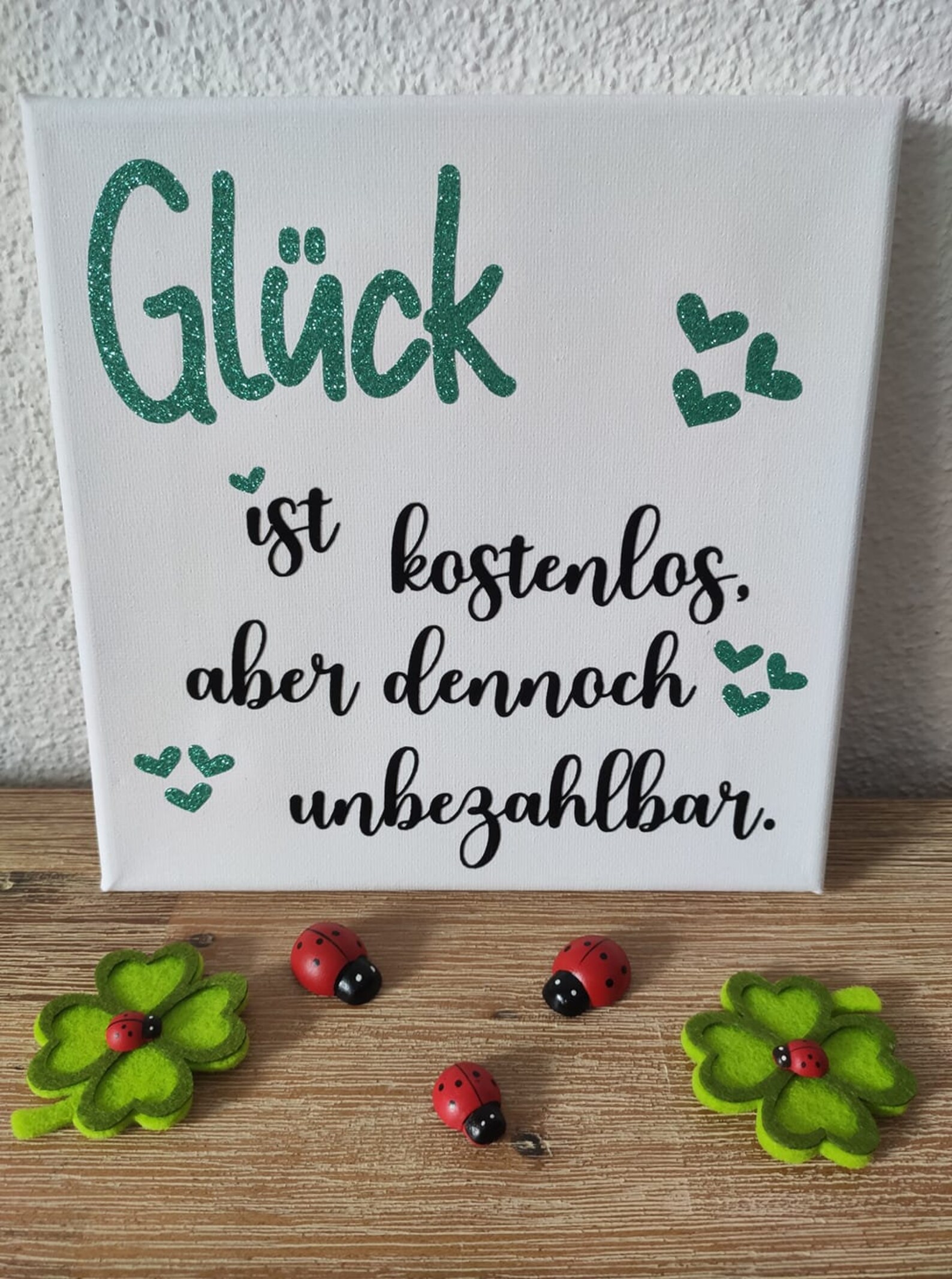 Plotterdatei Glück ist kostenlos SVG PDF Etsy