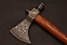 Handmade Damascus Steel Tomahawk / SK Axe with Rose wood 