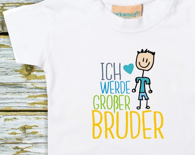 Baby/Children's Shirt "I'm going to be Big Brother" T-shirt Brother Sister Siblings Family