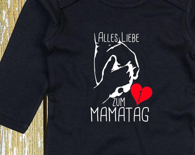 Long-sleeved body Mother's Day "Happy 1st Mama's Day" baby body long-sleeved baby gift birth