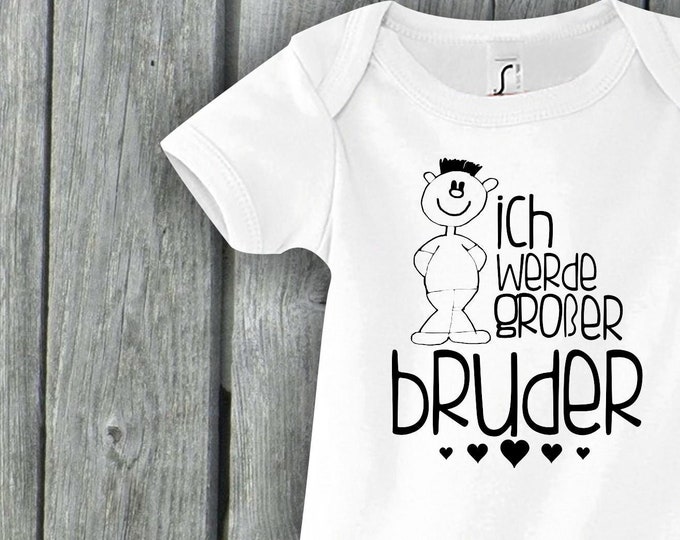 Baby Body "I'm going to be a big brother" Romper Babybody Family Offspring Sister