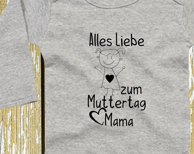 Long-sleeved body Mother's Day "Happy Mother's Day Mama" baby body long-sleeved baby gift birth