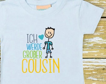 Baby/Children's Shirt "I'm going to be a Big Cousin" T-shirt Brother Sister Siblings Family