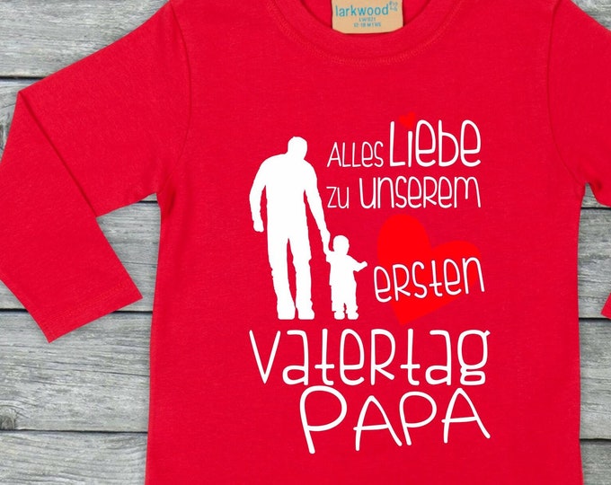 Long-sleeved baby/kids shirt "Happy Father's Day Dad" Long T-Shirt Family Longsleeve