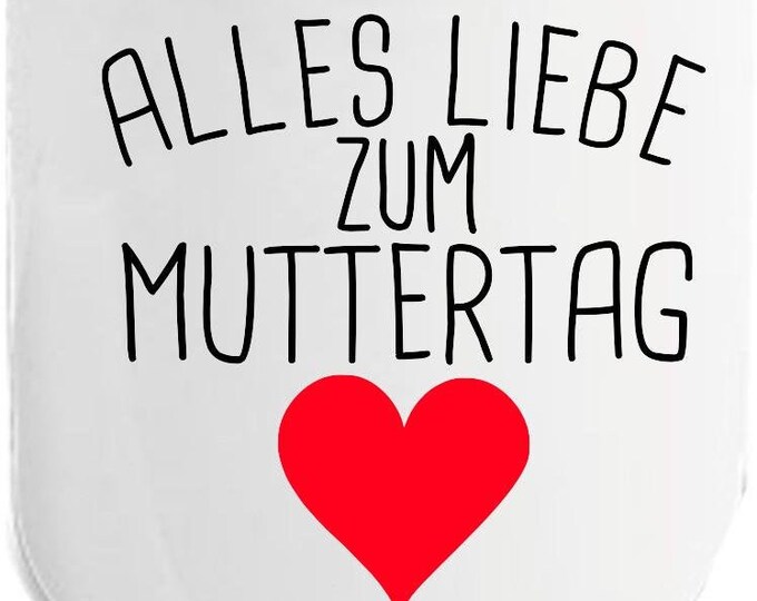 Spardose "Alles Liebe zum Muttertag, Mamatag" Spardose, Sparschwein, sparen, Geld Geschenke, Spruch Sprüche Logo