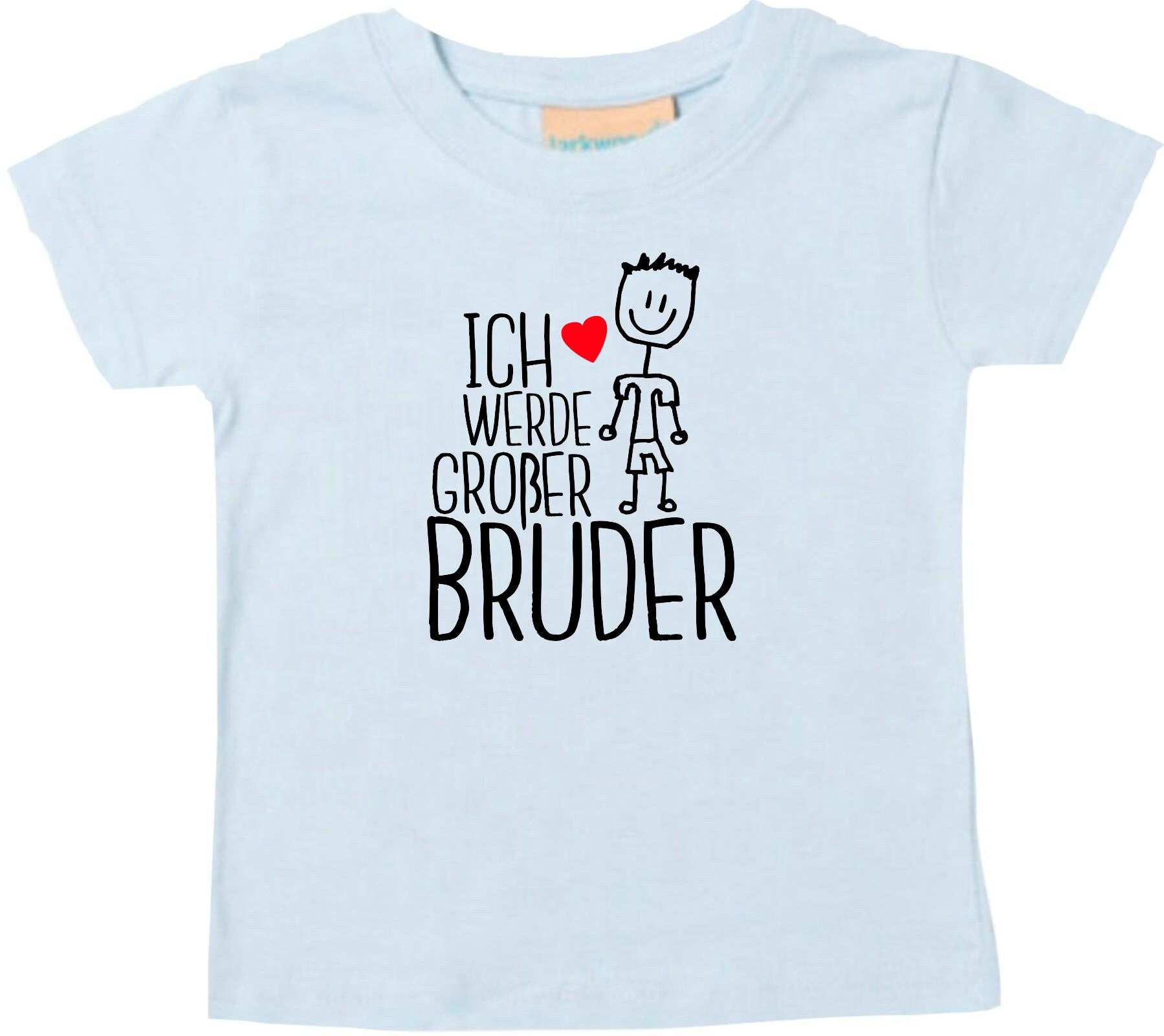 Baby/Kinder Shirt Ich werde großer Bruder TShirt Bruder Schwester