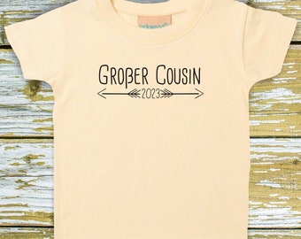 Baby/Children Shirt "Big Cousin Wish Year" Wish Year 2022 2023 2024... T-Shirt Brother Sister Sibling Family