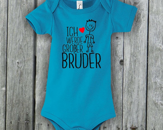 Baby Bodysuit "I'll Be Big Brother" Romper Baby Bodysuit